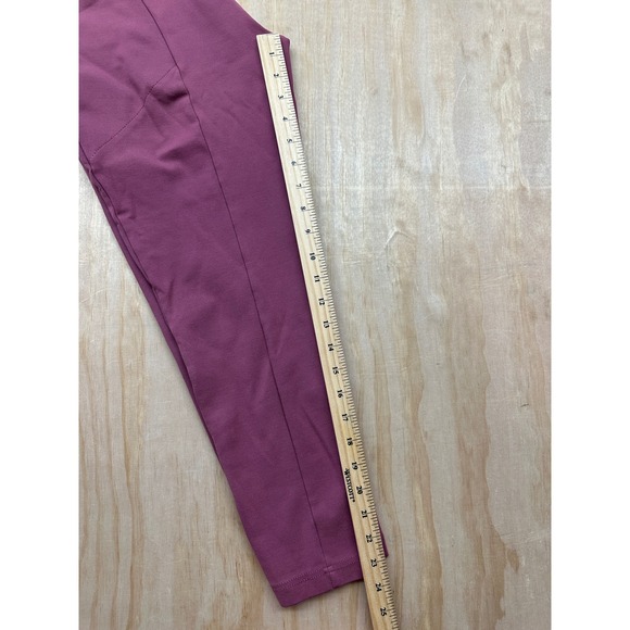 Betabrand Womens Journey Dress Pant Yoga Pants Mauve Plum Cropped W1595-HWR L - Picture 6 of 7